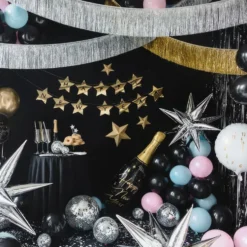 Folieballon Happy New Year Champagneflaske