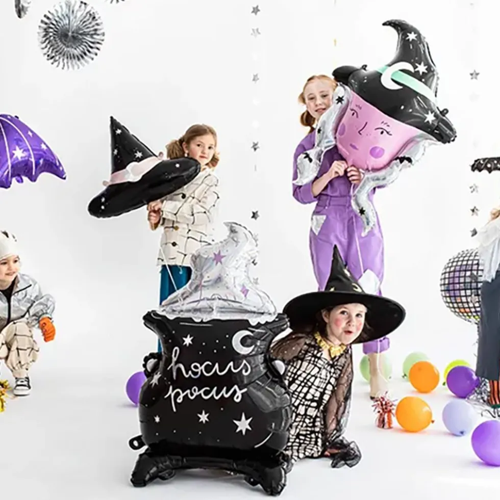 Folieballon Heksehat Halloween