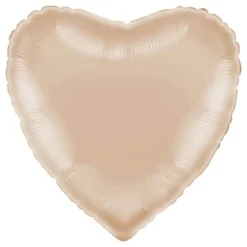 Folieballon Hjerte Californian Gold