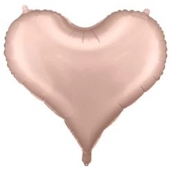 Folieballon Hjerte Roséguld