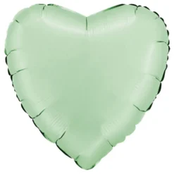Folieballon Hjerte Satin Glazed Mint