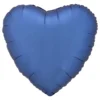 Folieballon Hjerte Silke Blå