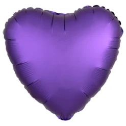 Folieballon Hjerte Silke Lilla