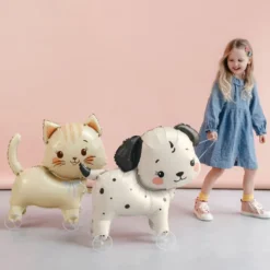 Folieballon Hund på Hjul