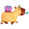 Folieballon Kapybara Happy Birthday