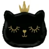 Folieballon Kat Prinsesse Sort