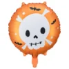 Folieballon Kranium Orange