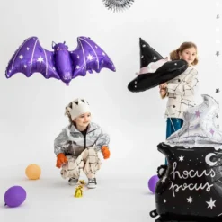 Folieballon Lilla Flagermus