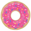 Folieballon Lyserød Donut Shape