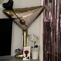 Folieballon Martini Glas