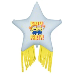 Folieballon Minions Stjerne med Tassles