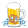Folieballon Oktoberfest Ølkrus Shape