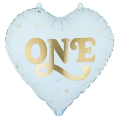 Folieballon One Lyseblå