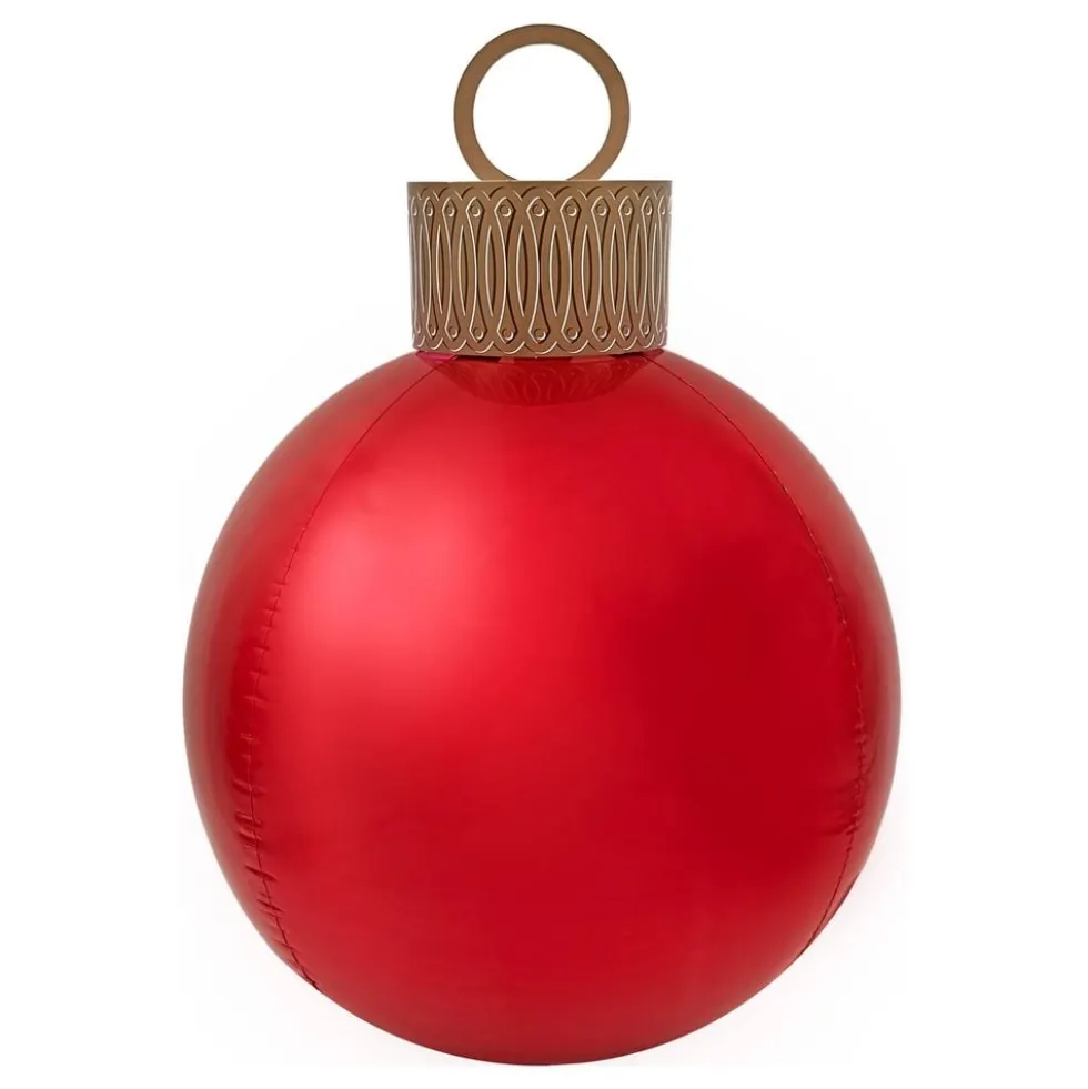 Folieballon Orbz XL Rød Julekugle