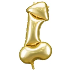 Folieballon Penis Guld