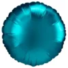 Folieballon Rund Satin Turkis