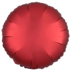 Folieballon Rund Silke Mørkerød