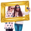 Folieballon Selfieramme Guld