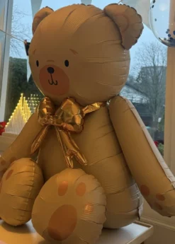 Folieballon Siddende Teddybjørn