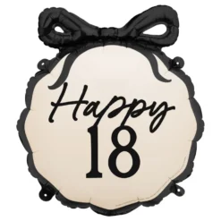 Folieballon Sløjfe Happy 18