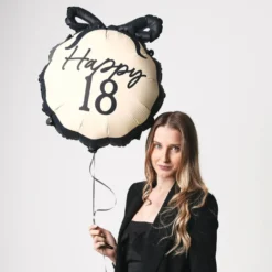 Folieballon Sløjfe Happy 18