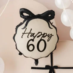 Folieballon Sløjfe Happy 60