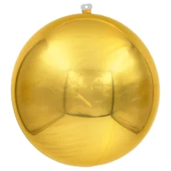 Folieballon Spejlkugle Guld 3-pak