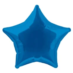 Folieballon Stjerne Blå