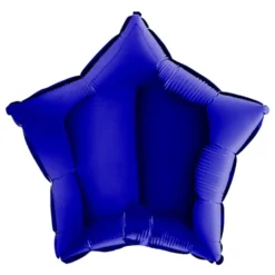Folieballon Stjerne Blue Capri
