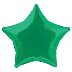 Folieballon Stjerne Grøn