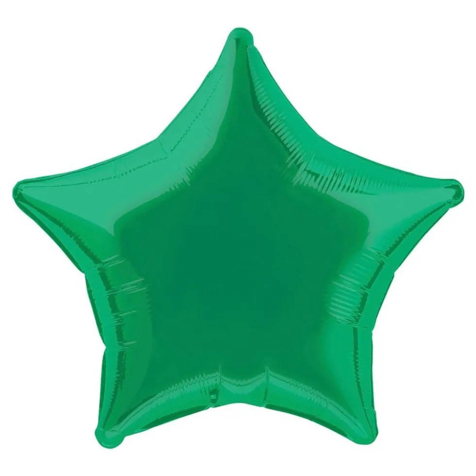 Folieballon Stjerne Grøn