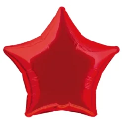 Folieballon Stjerne Rød