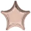 Folieballon Stjerne Roséguld