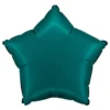 Folieballon Stjerne Satin Emerald Green
