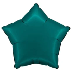 Folieballon Stjerne Satin Emerald Green