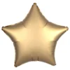 Folieballon Stjerne Satin Guld