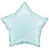 Folieballon Stjerne Satin Pastel Blå