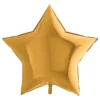 Folieballon Stjerne Stor Guld