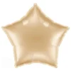 Folieballon Stjerne White Gold