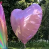 Folieballon Stort Hjerte Lyserød