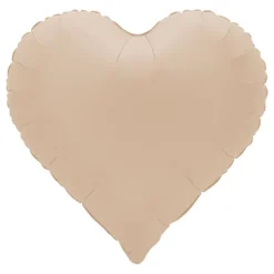 Folieballon Sweetie Heart Cappuccino