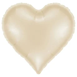 Folieballon Sweetie Heart Satin Cream