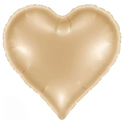 Folieballon Sweetie Heart White Gold