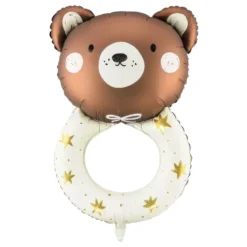 Folieballon Teddybjørn Rangle