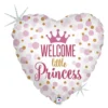 Folieballon Welcome Little Princess