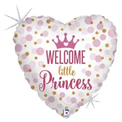 Folieballon Welcome Little Princess