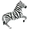 Folieballon Zebra