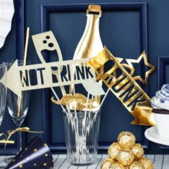 Foto Props Nytårsaften Guld