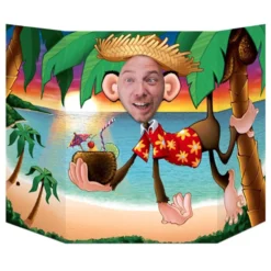 Fotoprops Papfigur Hawaii Abe