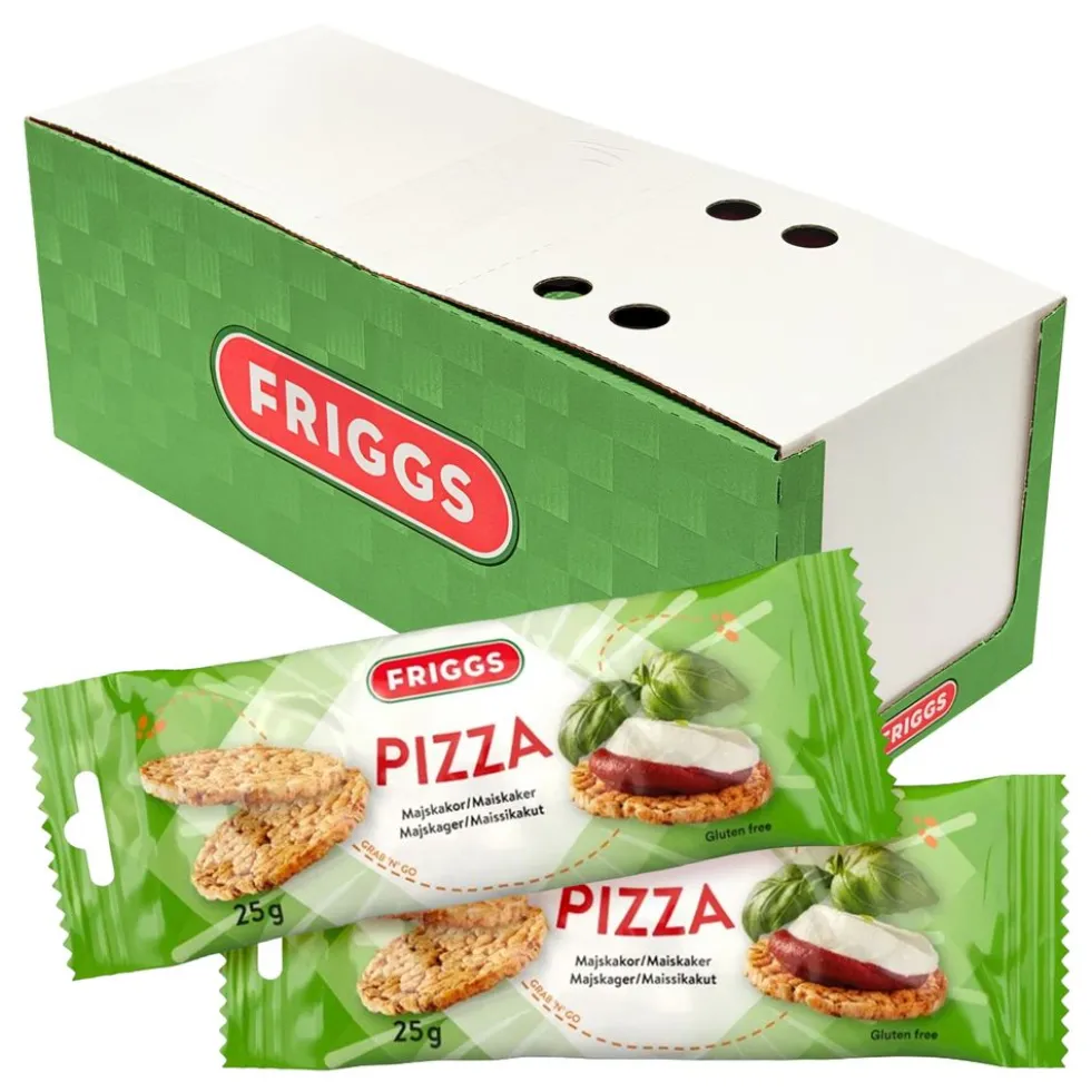 Friggs Majskager Snackpack Pizza Økonomipakke
